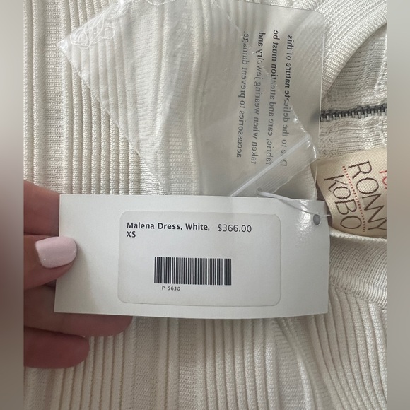 Torn by Ronny Kobo White Long Sleeve Dress - Picture 7 of 8